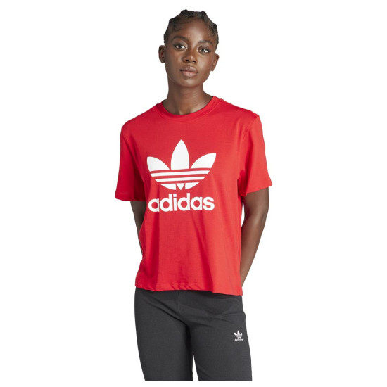 Adidas Γυναικεία κοντομάνικη μπλούζα Adicolor Trefoil Boxy Tee